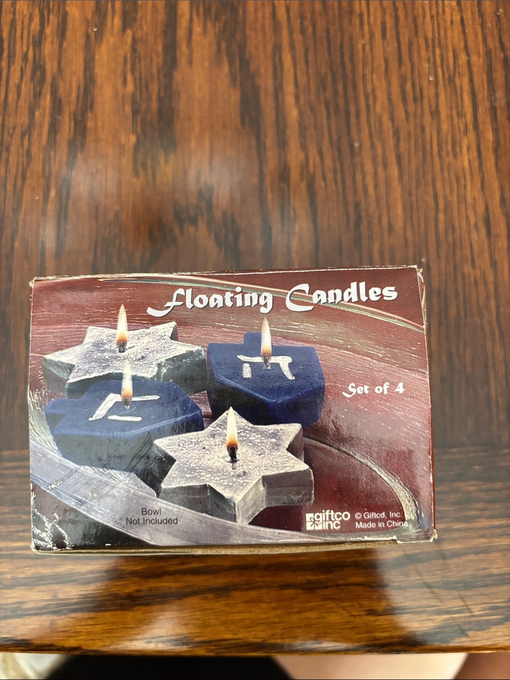 NWT vintage set of 4 floating candles 🕯️for Hanukkah